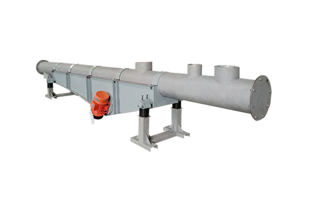 Tubular vibrating conveyor